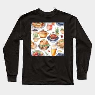 Be Kind to Food Servers Month Long Sleeve T-Shirt